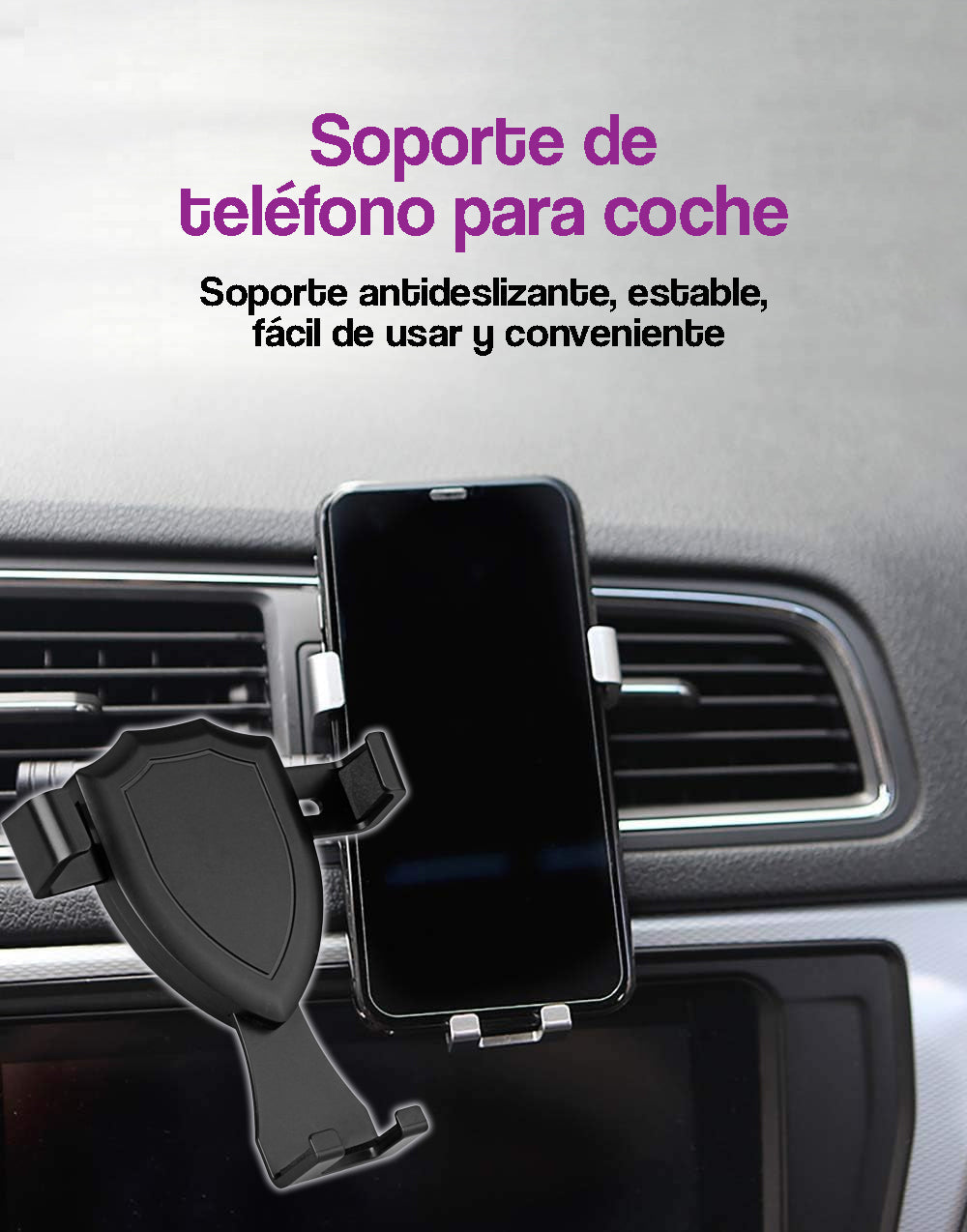 Soporte de teléfono para auto