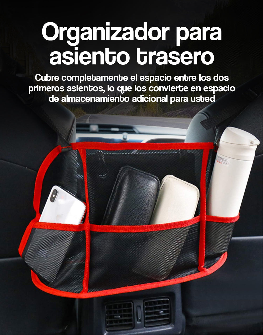 Bolsillo de almacenamiento para carro