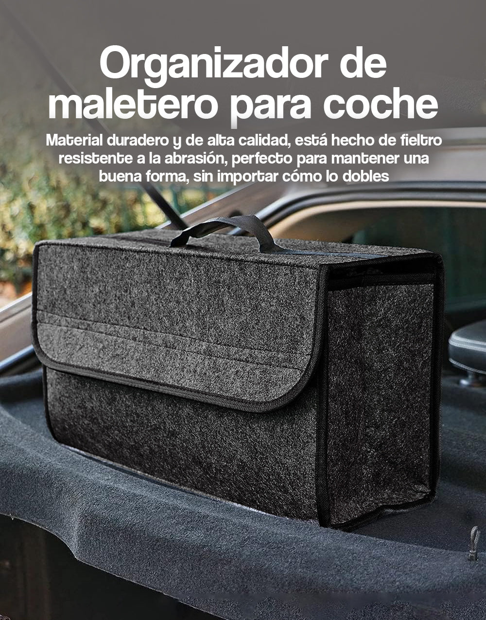 Organizador de maletero para carro