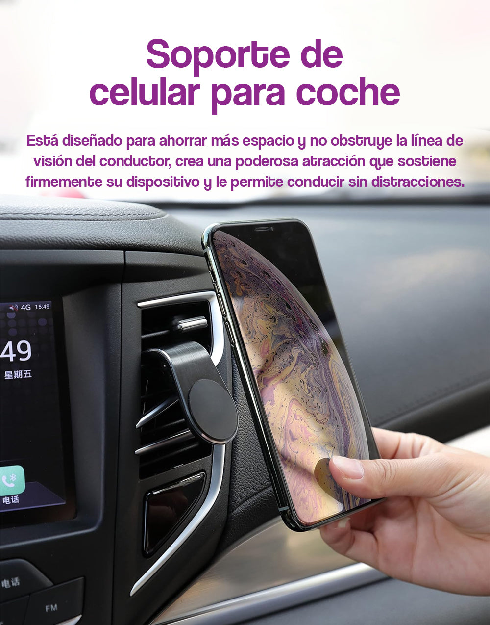 Soporte de Celular para Auto tipo Clip