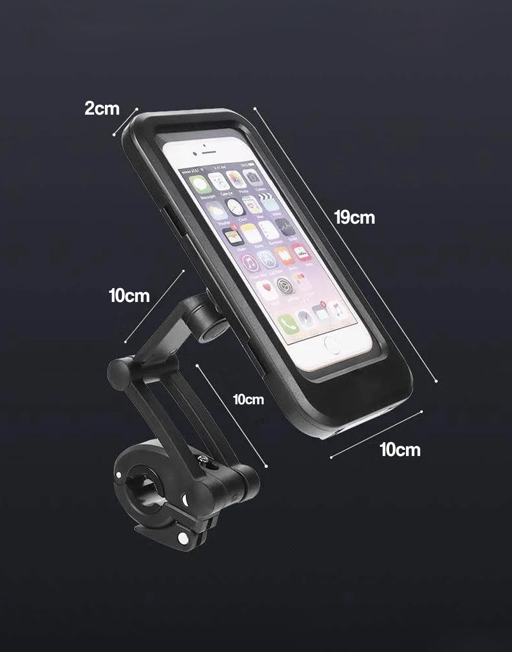 Soporte de teléfono para motocicleta