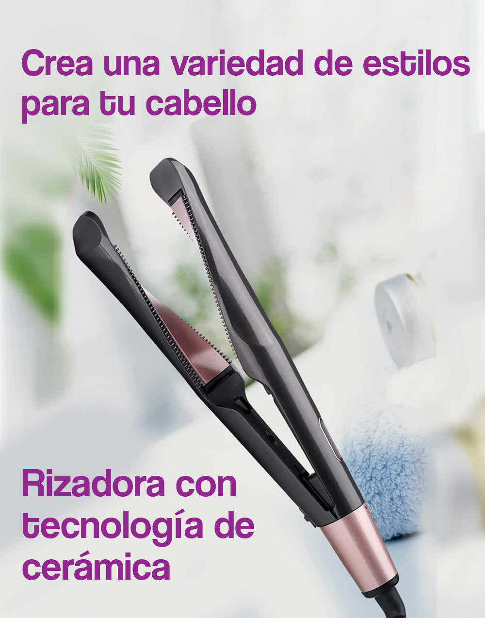 Rizadora para cabello