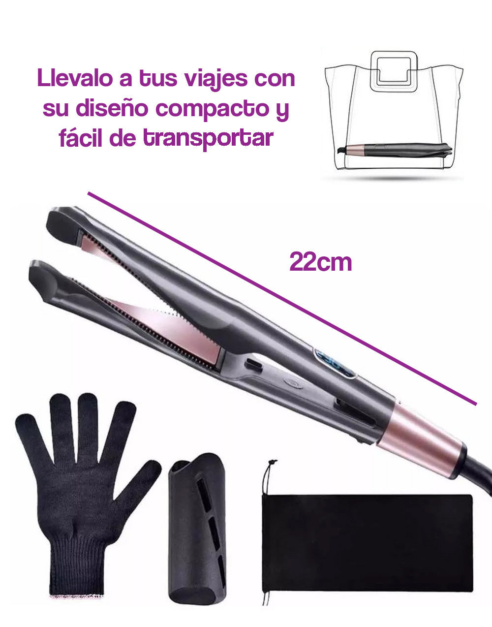 Rizadora para cabello