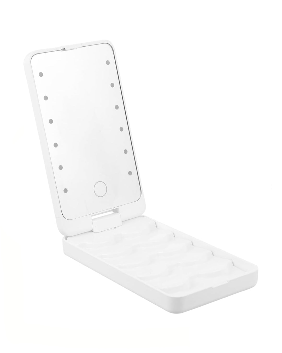 Estuche para brochas con espejo LED