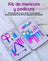 Kit de manicura y pedicura -10 pzas