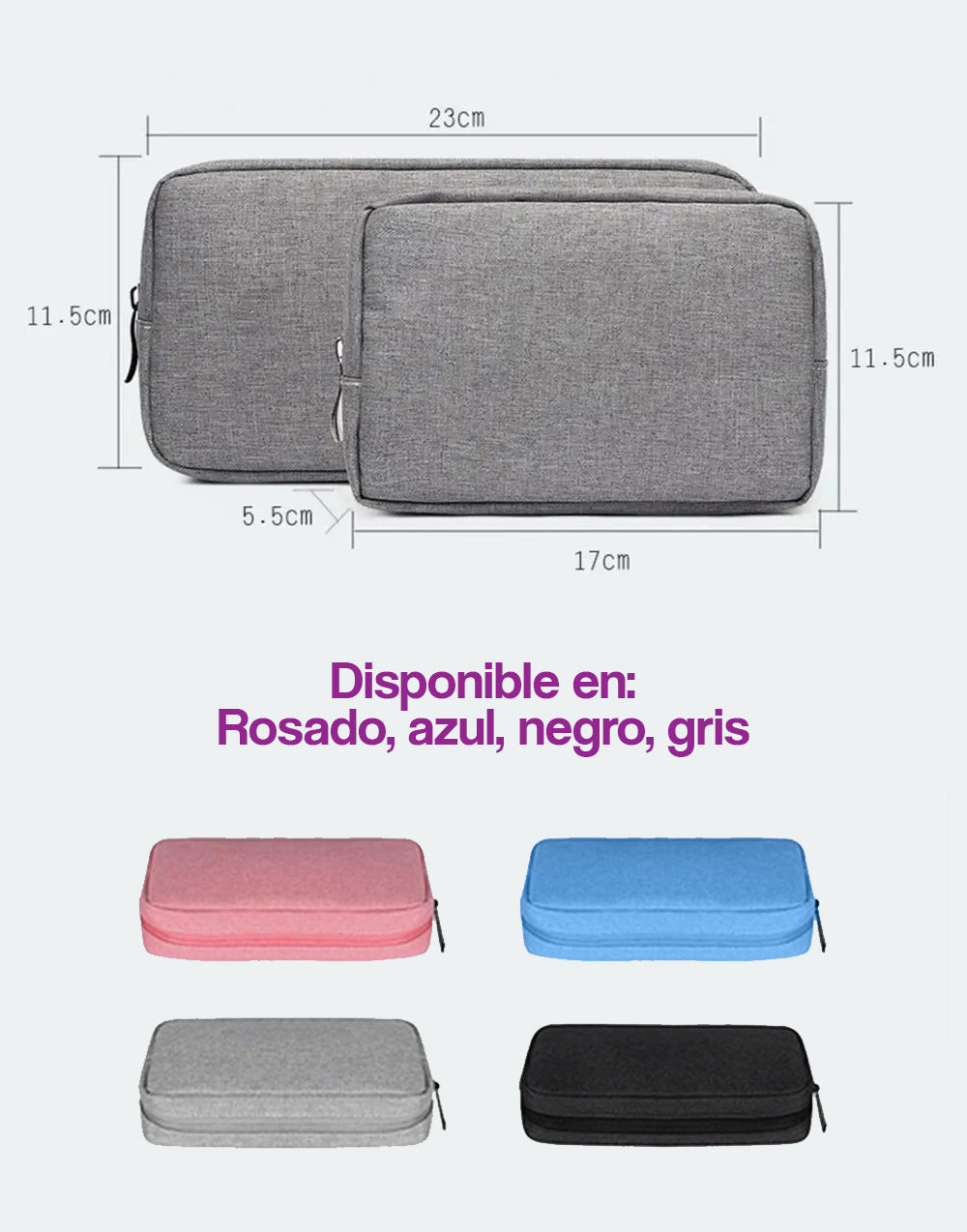 Bolso organizador de cosmeticos