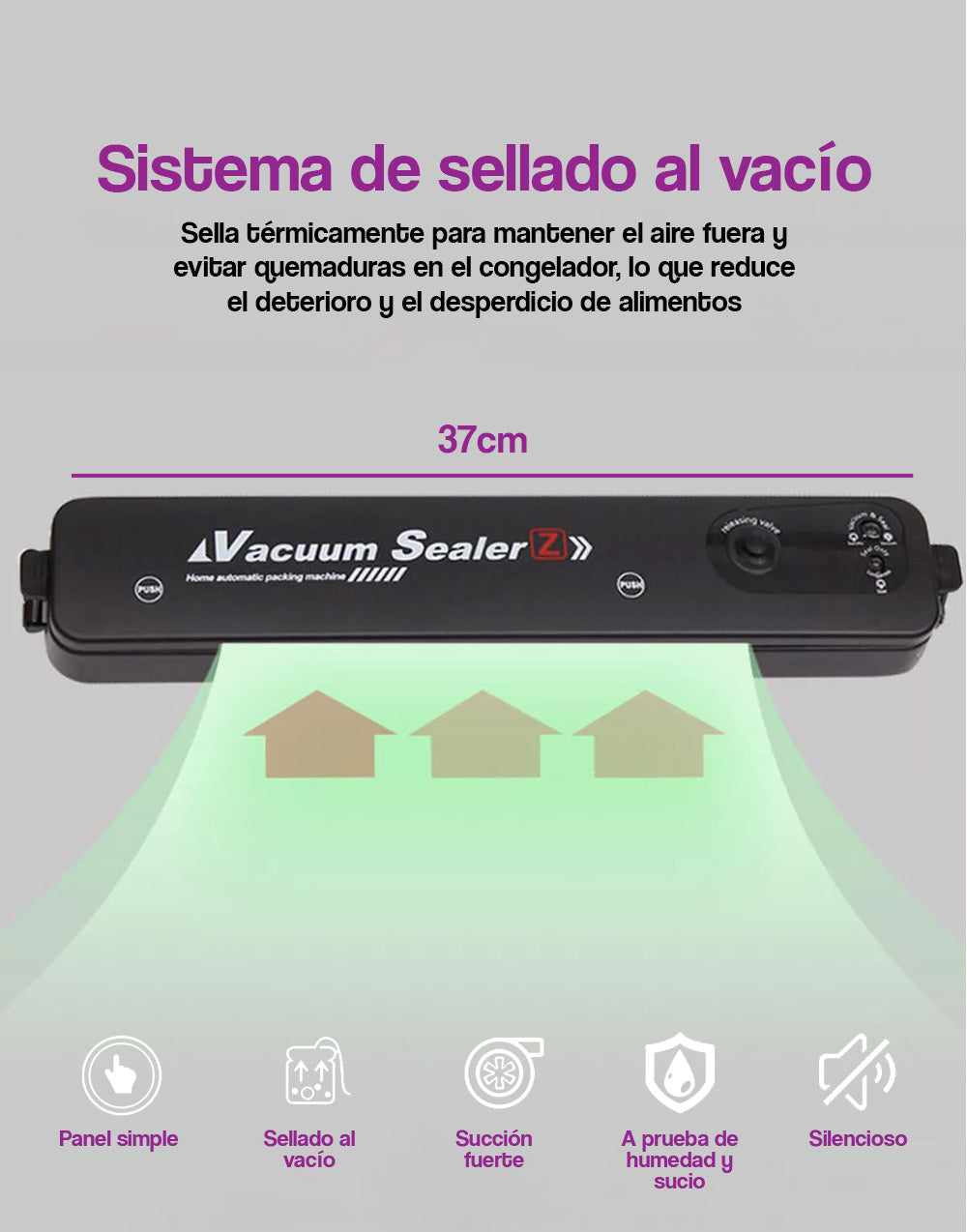 Máquina selladora al vacío