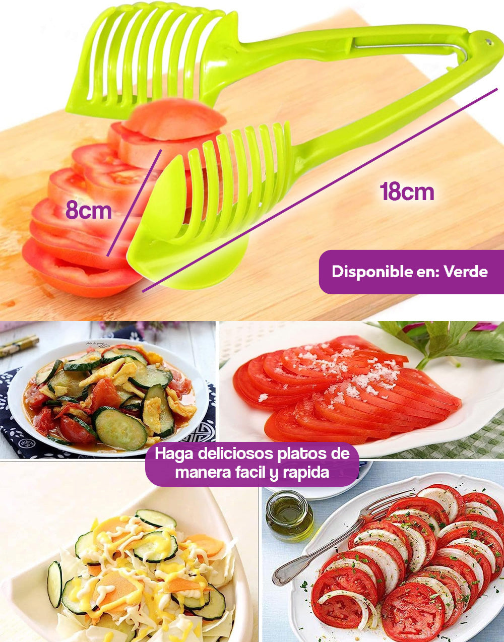 Rebanador de frutas y vegetales