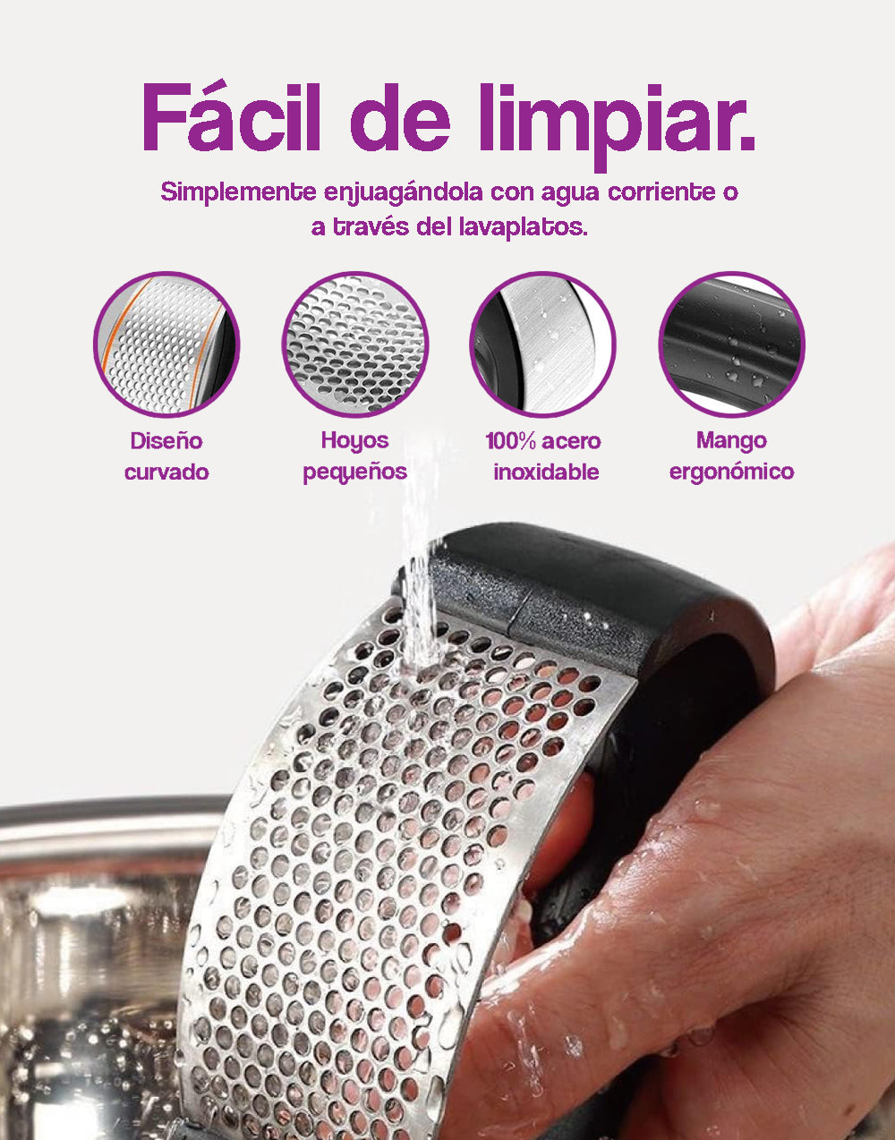 Trituradora de ajo