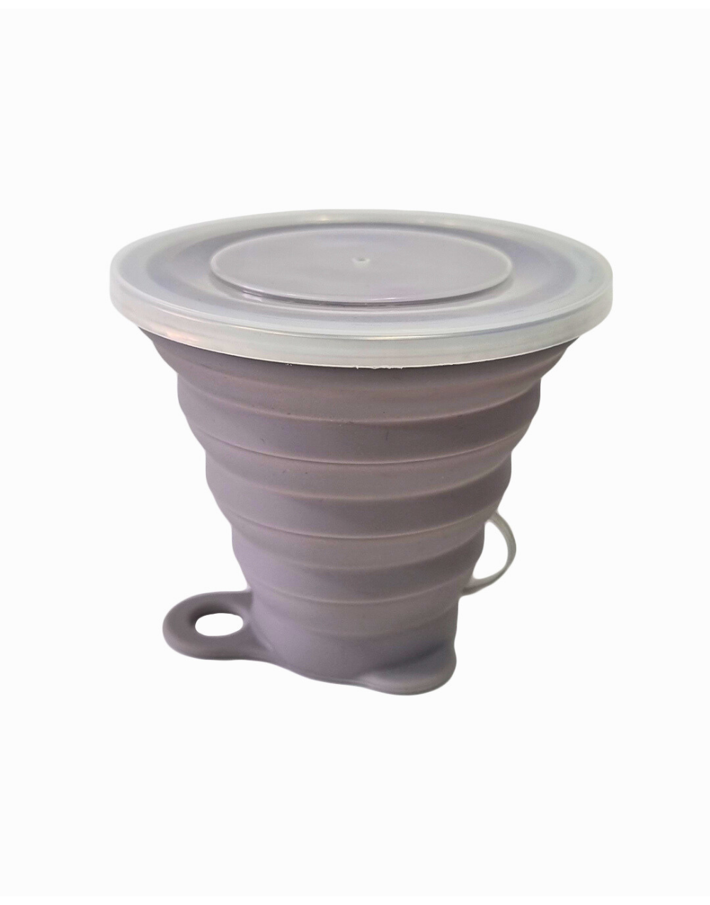 Taza de silicona plegable