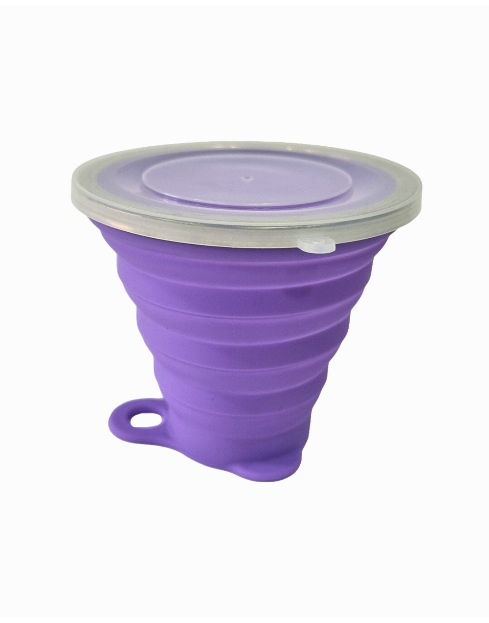Taza de silicona plegable