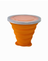 Taza de silicona plegable