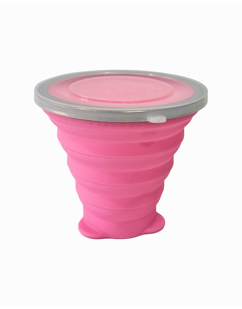 Taza de silicona plegable