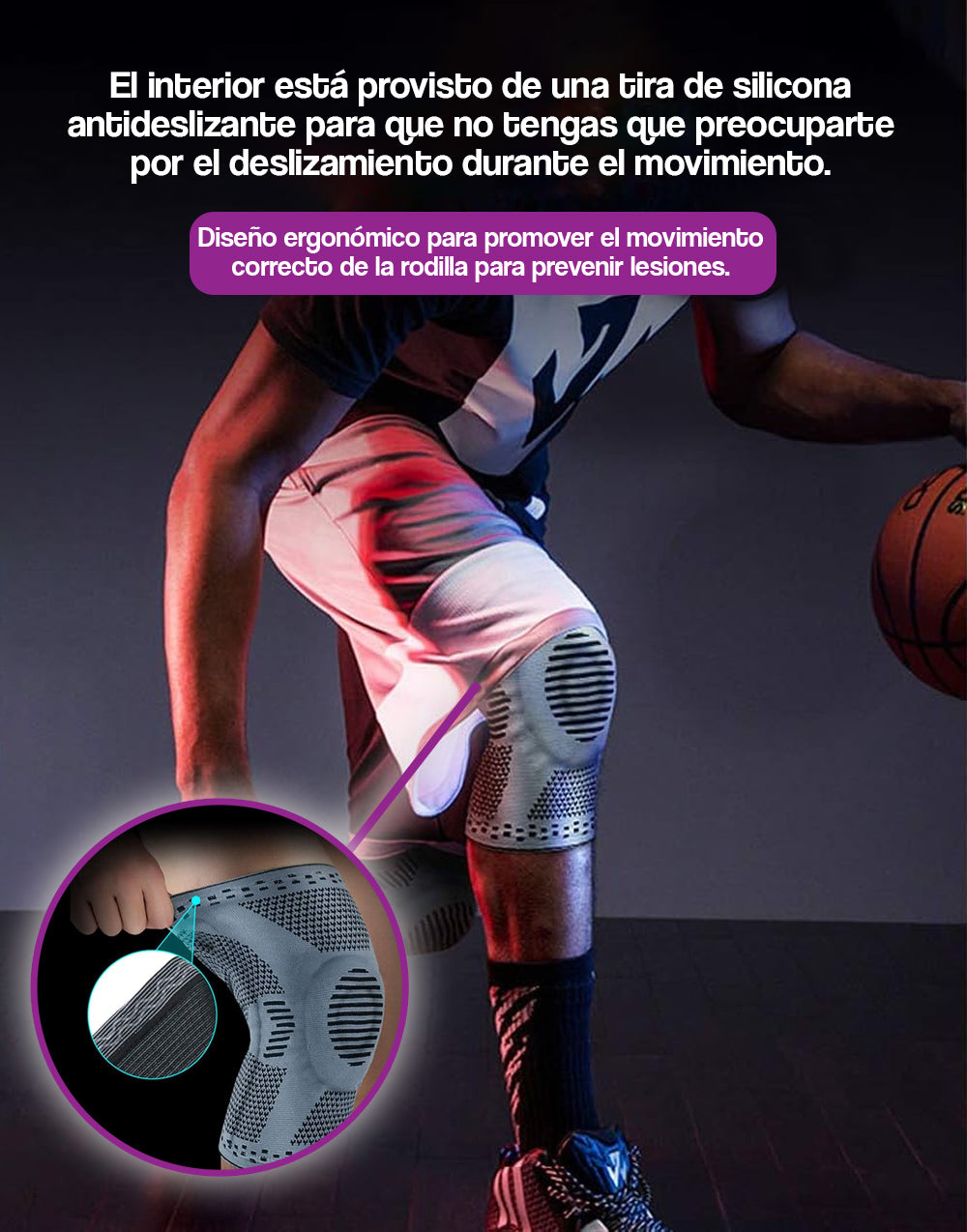 Rodillera deportiva