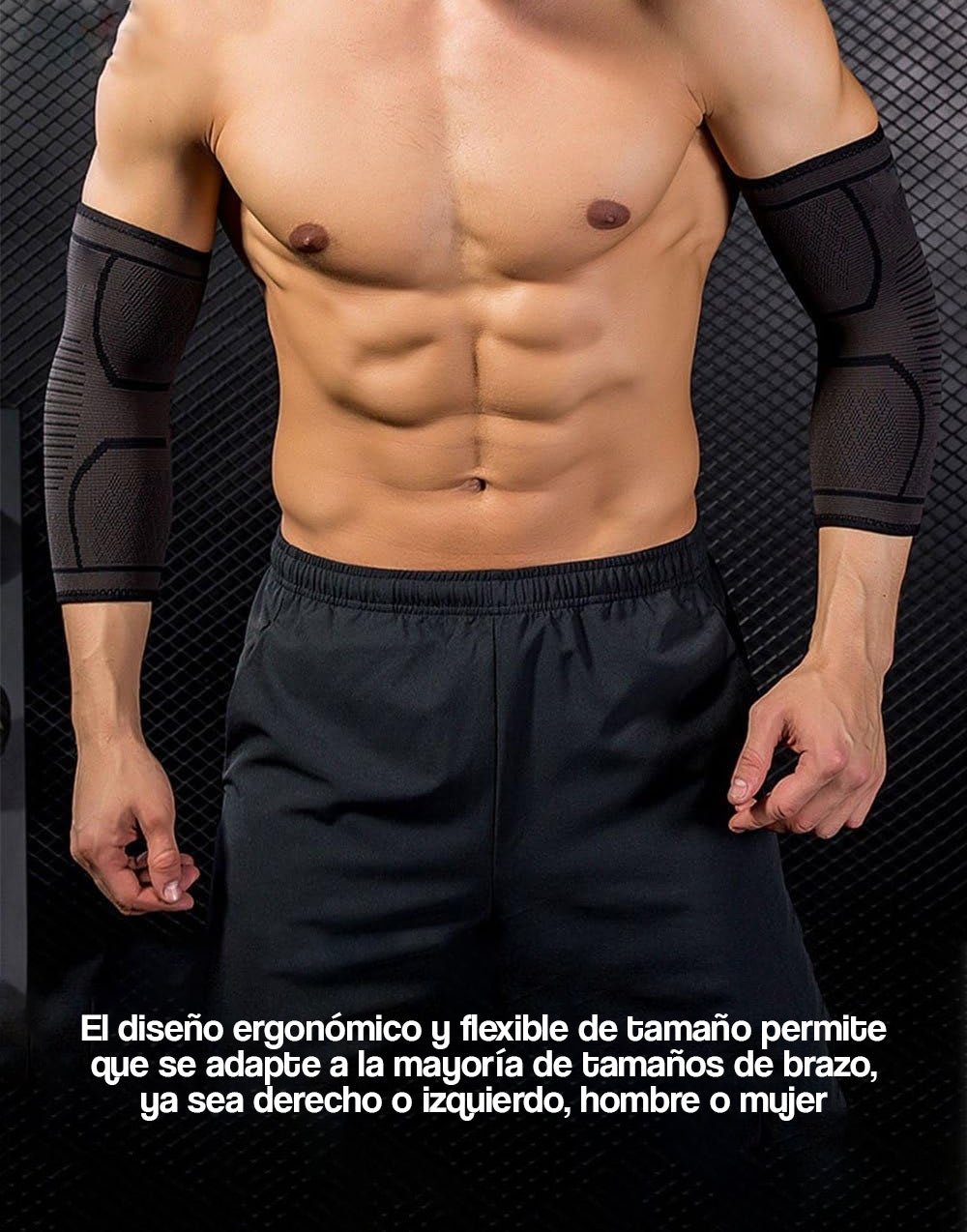 Manga deportiva para codos