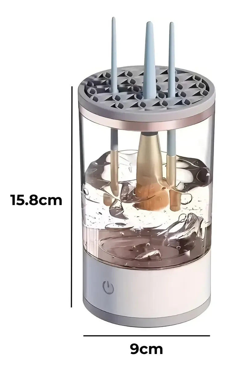 Limpiador Para Brochas Maquillaje Esponjas Electrico