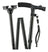Baston Plegable Aluminio 4 Puntas Luz Led Linterna
