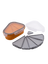 Contenedor De Silicona Expandible Forma De Pizza