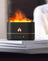 Humidificador de aromas con llama 3D USB con temporizador