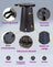 Taburete plegable portátil de plástico