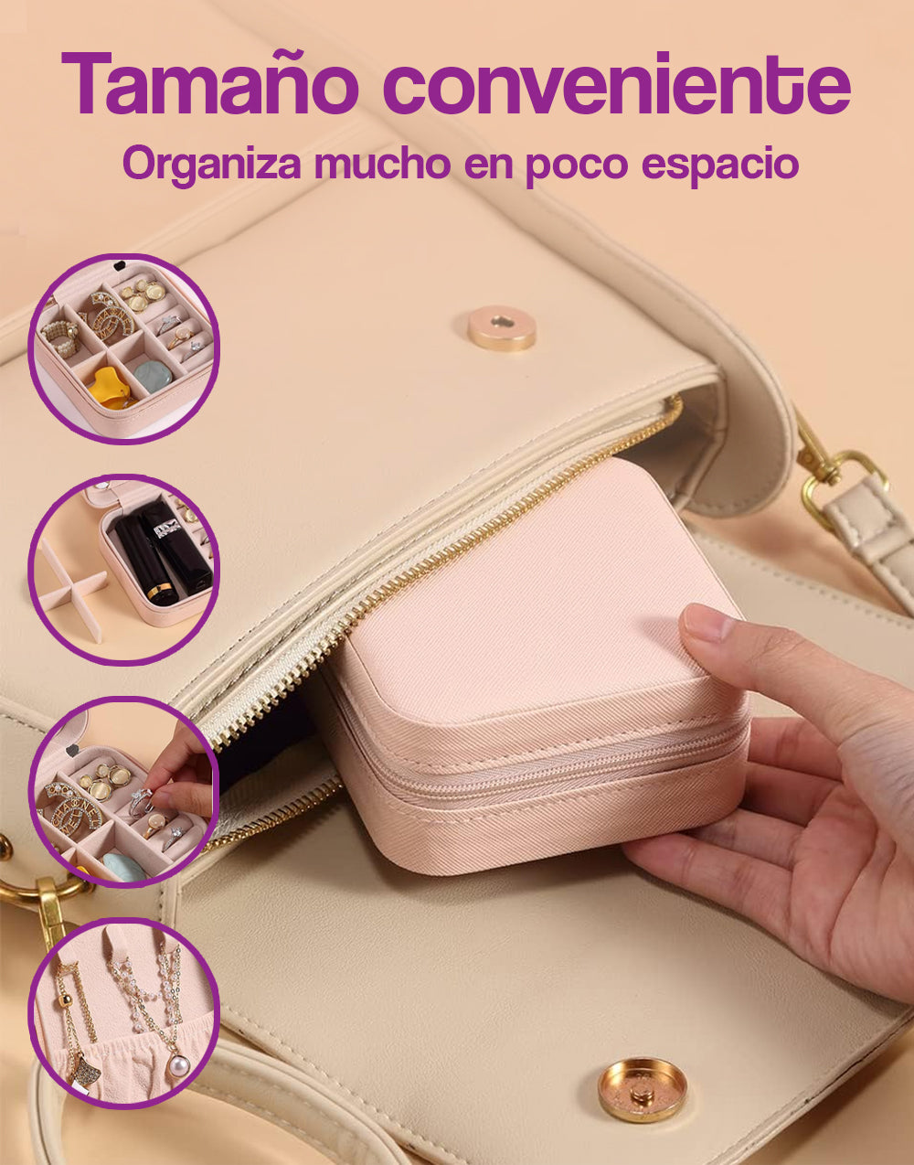 Joyero Organizador de Prendas Portatil Pequeño