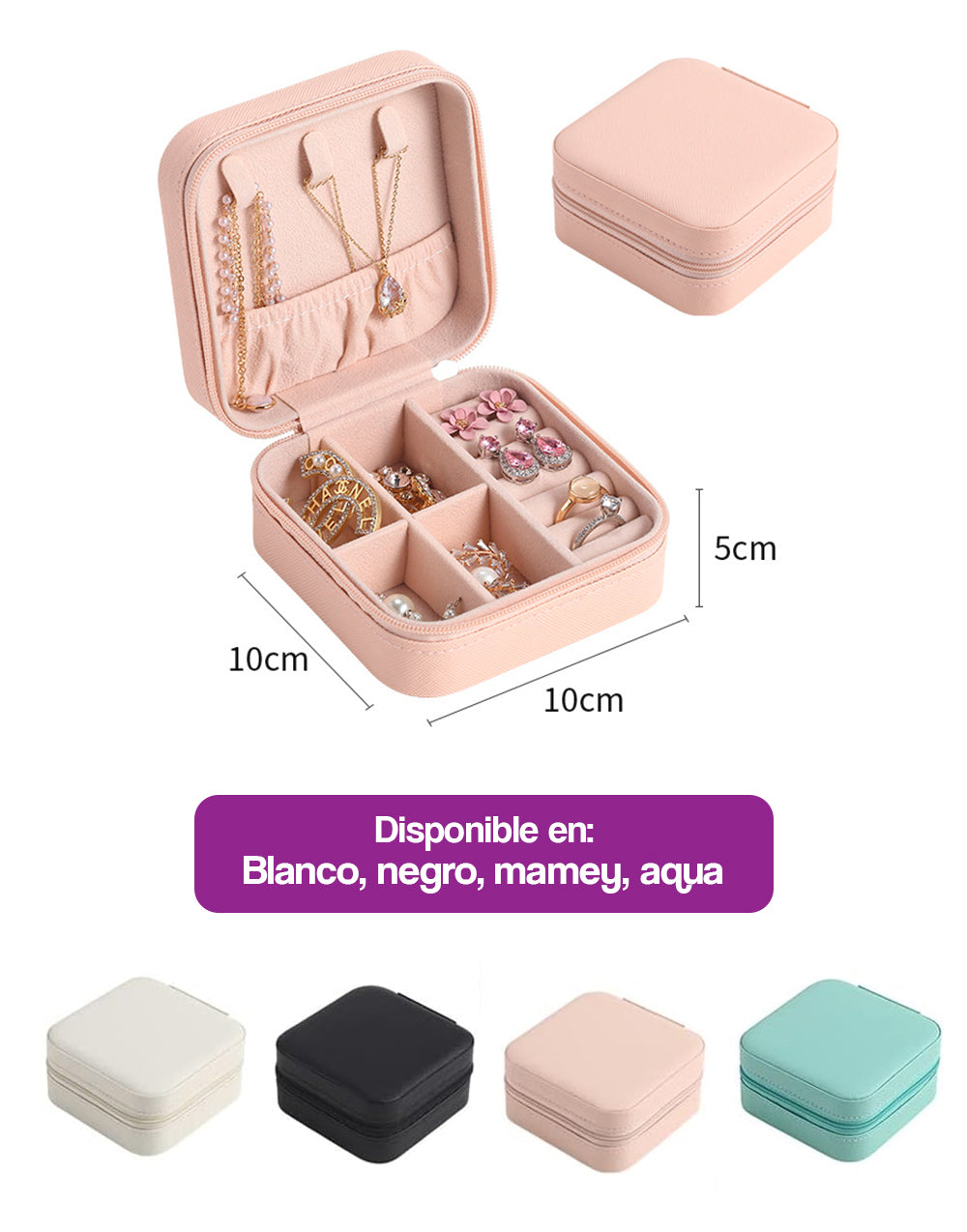 Joyero Organizador de Prendas Portatil Pequeño