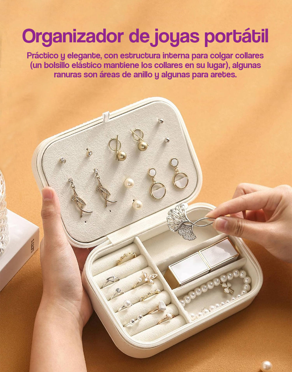 Organizador de joyas portátil