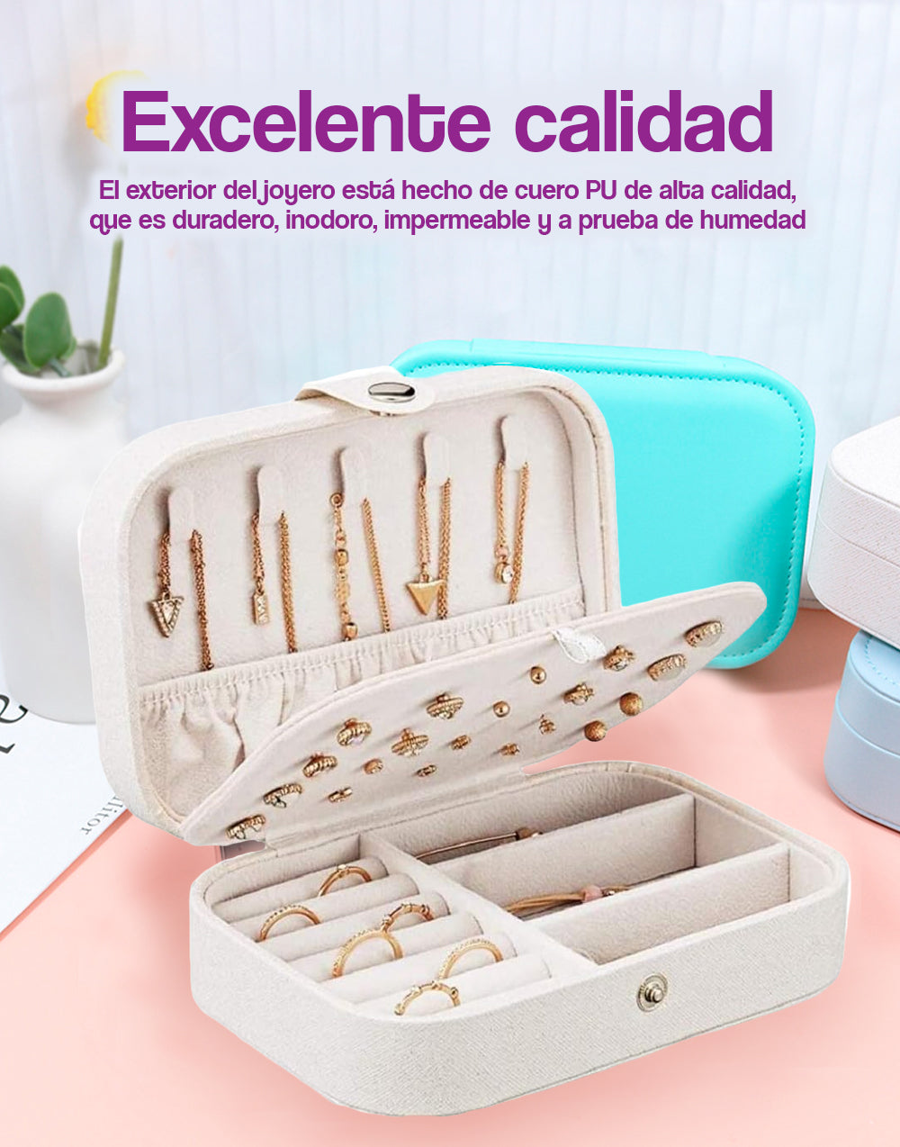 Organizador de joyas portátil