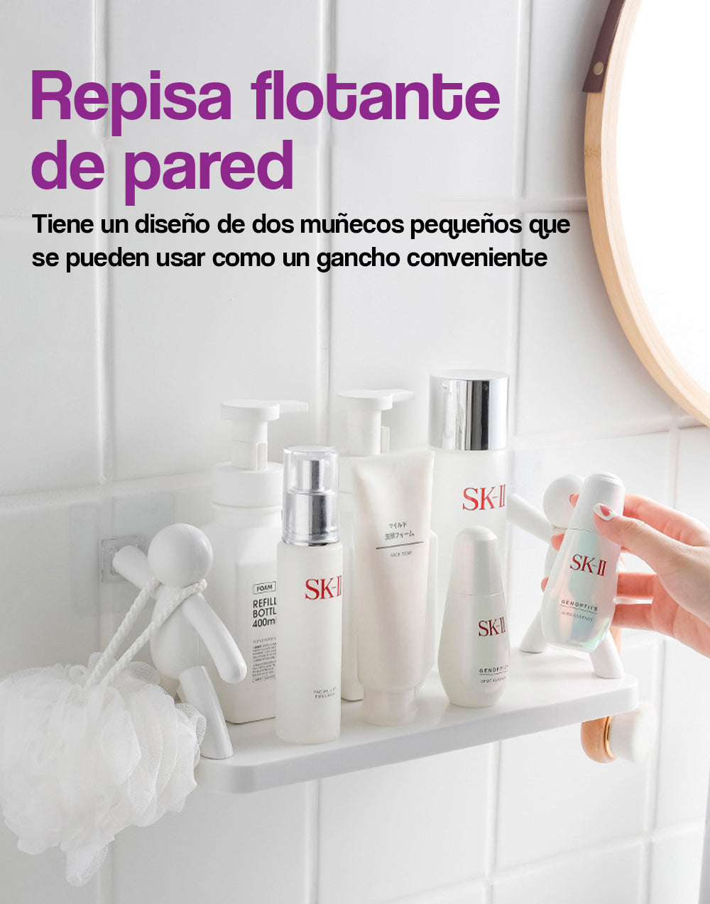 Repisa flotante de pared