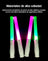 Bastón de luz LED de colores