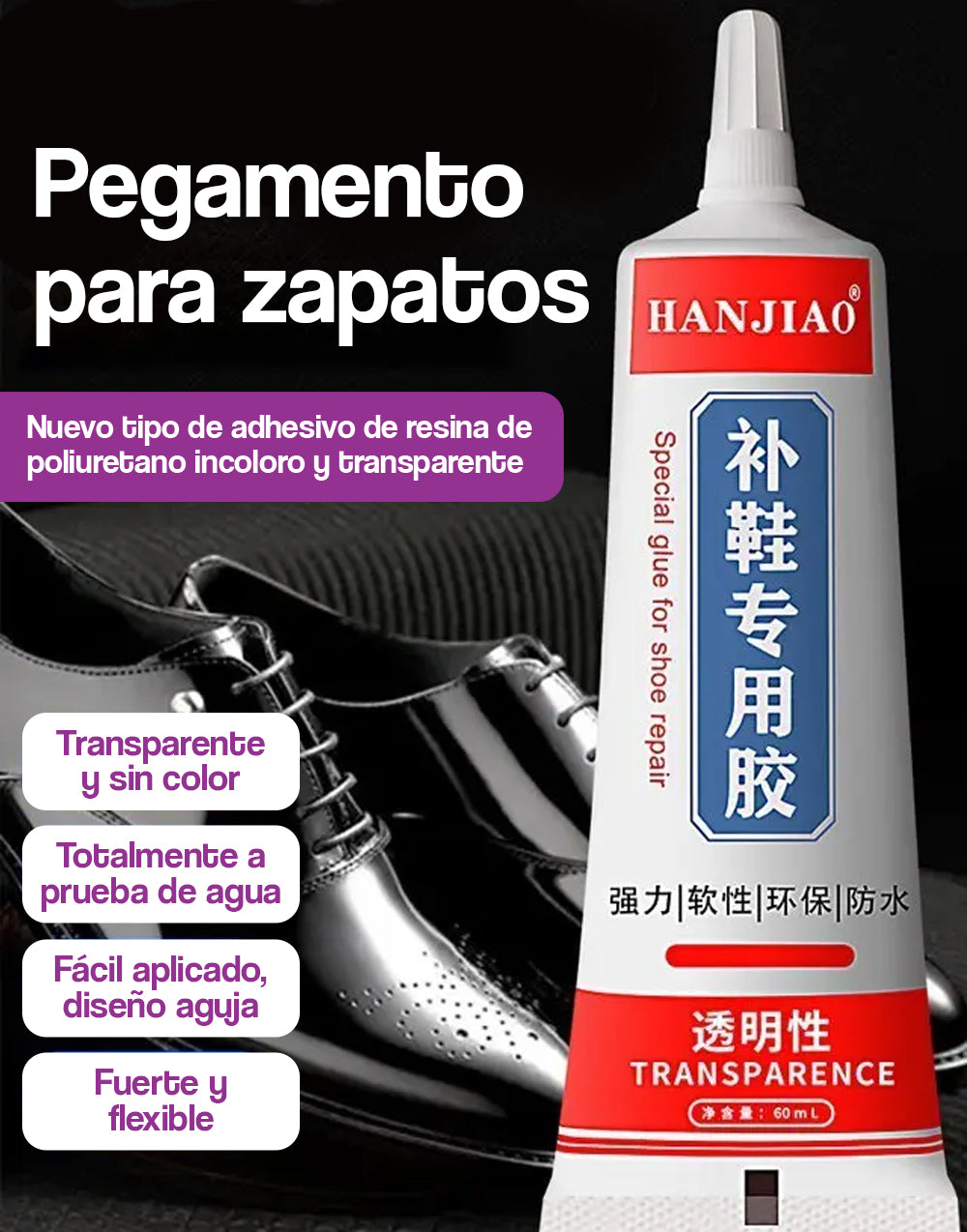 Pegamento para zapatos