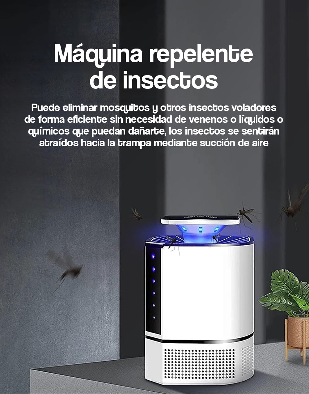 Máquína repelente de insectos